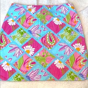 Lilly Pulitzer adios patch skirt 12